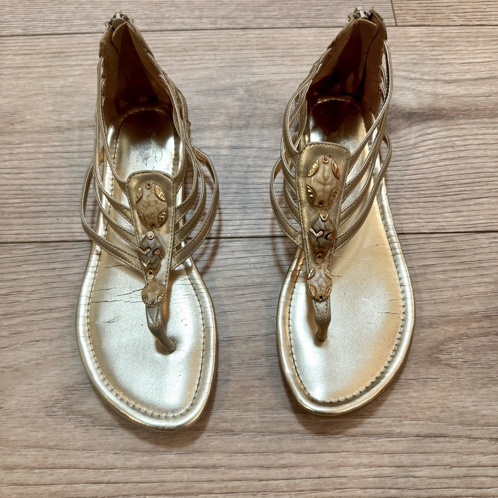 Elegant Rose Gold Sandals